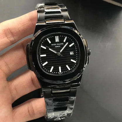 Patek Philippe Nautilus Full Black Wexton Watches 