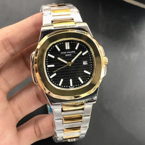 Patek Philippe Golden Black Wexton Watches 